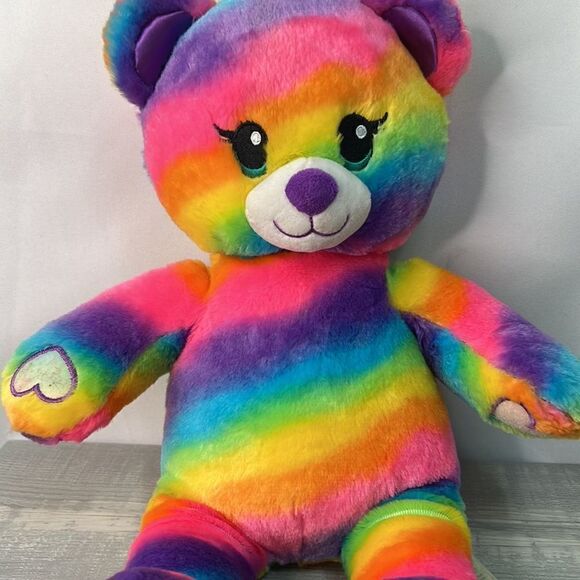Build-a-Bear Workshop Rainbow Bear - Picture 4 of 12